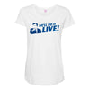 we'll do it live Maternity Scoop Neck T-shirt