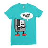 blow me Ladies Fitted T-Shirt