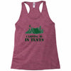 camping is in tents t shirt Racerback Tank