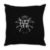 bat &ndash; primitive metal punk Throw Pillow