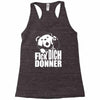 ted fick dich donner Racerback Tank
