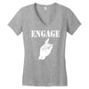 engage Women's V-Neck T-Shirt
