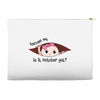 October Peeking Out Baby Girl Accessory Pouches