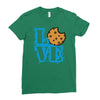 Love Cookie Monster Ladies Fitted T-Shirt