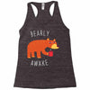 bearly awake Racerback Tank