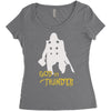 god of thunder Women's Triblend Scoop T-shirt
