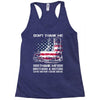 Veteran Don't Thank Me Thank My Brothers &amp; Sisters Who Never Came Back Racerback Tank