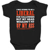 liberal for halloween (mp) Baby Bodysuit