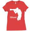 ishoot camera photographer Ladies Fitted T-Shirt