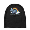 real unicorns have curves Baby Beanies