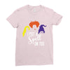 spell on you white letter Ladies Fitted T-Shirt