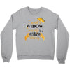 i'm not a widow i'm a wife to a husband with wings Crewneck Sweatshirt