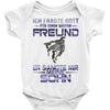 vater und sohn 6 Baby Onesie