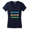 My Mind is Like My internet Browser i Have 19 Tabs Open 3 Are Frozen A Women's V-Neck T-Shirt