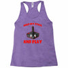 gaming hold and play Racerback Tank