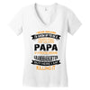 Super Cool Papa Of A Freaking Awesome Granddaughter Women's V-Neck T-Shirt