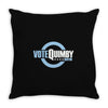 vote quimby Throw Pillow