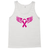 breast cancer ribbon with wing Tank Top