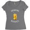 Drinking Buddies Juice Women's Triblend Scoop T-shirt