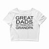 great dads get promoted Crop Top