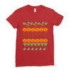 halloween ugly sweater tn featured Ladies Fitted T-Shirt