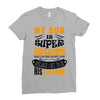 My Son Is Super Awesome His Stepdad Ladies Fitted T-Shirt