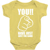 you have just lost the game  funny computer internet humour Baby Onesie