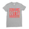 straight outta kindergarten Ladies Fitted T-Shirt