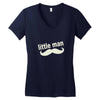 little man Women's V-Neck T-Shirt