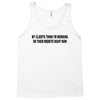 clients think i'm working web site design funny computer nerd geek shi Tank Top