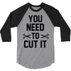 you need to cut it 3/4 Sleeve Shirt