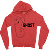 ghost Zipper Hoodie