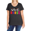 School Nurse Ladies Curvy T-Shirt