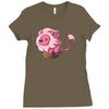 lion in a box Ladies Fitted T-Shirt