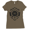 pewter gym Ladies Fitted T-Shirt