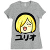yuri on ice happy Ladies Fitted T-Shirt