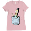 mr. poopybutthole Ladies Fitted T-Shirt