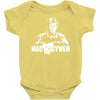 mac gyver schwarz Baby Onesie