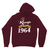 kings are born in 1964 Unisex Hoodie