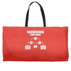 engineering flow chart Weekender Totes