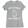 cupcake Ladies Fitted T-Shirt
