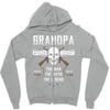 Grandpa The Man The Myth The Legend Zipper Hoodie