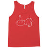 funny rude fingers ideal birthday gift or present Tank Top