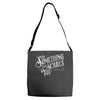 scary type Adjustable Strap Totes