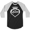 funny  queen of everything gift bride honeymoon hen night fashion fema 3/4 Sleeve Shirt
