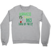 weed plant funny tee shirt 420 cannabis pot marijuana stoner gag addic Crewneck Sweatshirt