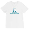 fuck the glass just give me the bottle V-Neck Tee