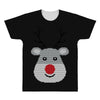christmas reindeer rudolph All Over Men's T-shirt