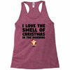 smell of christmas in the morning Racerback Tank