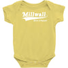 millwall born and raised retro Baby Bodysuit